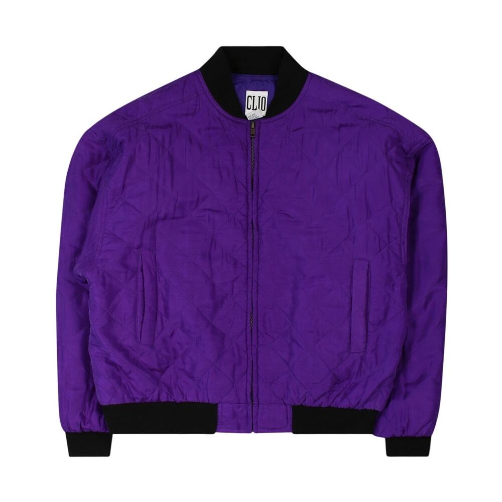 Vintage 90s Purple Bomber Jacket